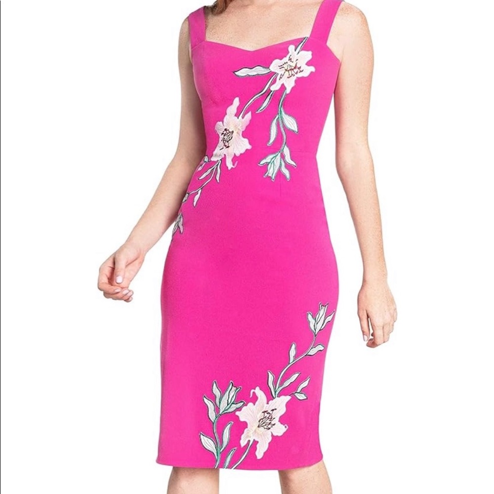 Dress the Population Nicole Bodycon Midi Dress